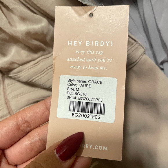 BIRDY GREY - GRACE CONVERTIBLE DRESS - CHIFFON TAUPE - Picture 10 of 10